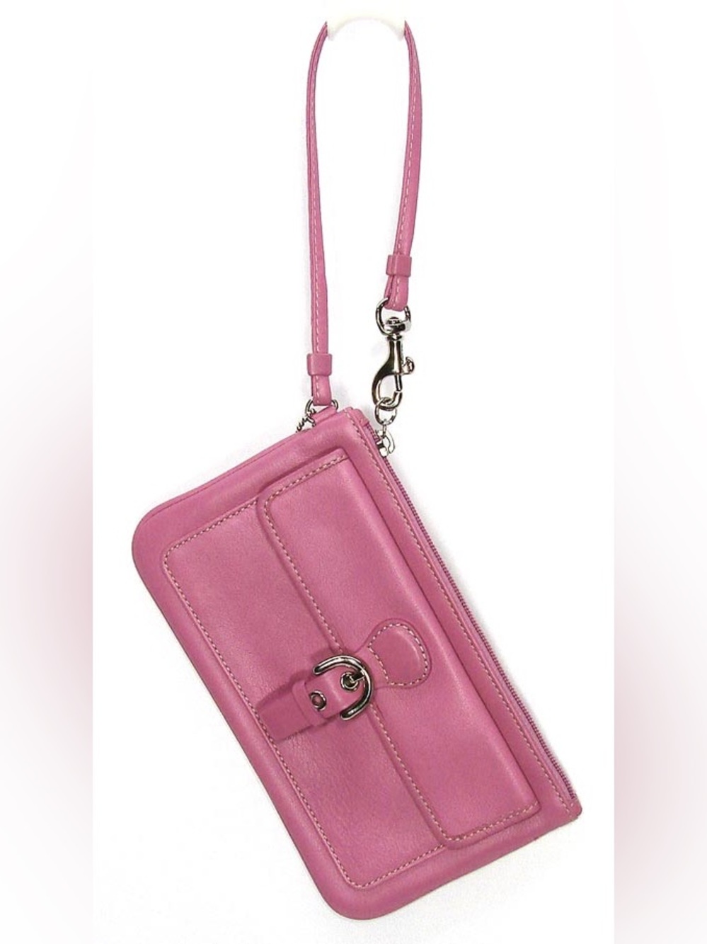 Coach Pink Soho Skinny Wristlet